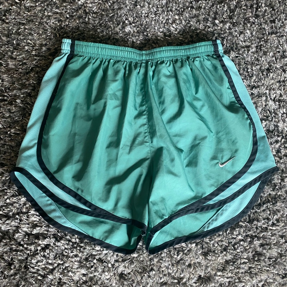 Teal green Nike shorts
